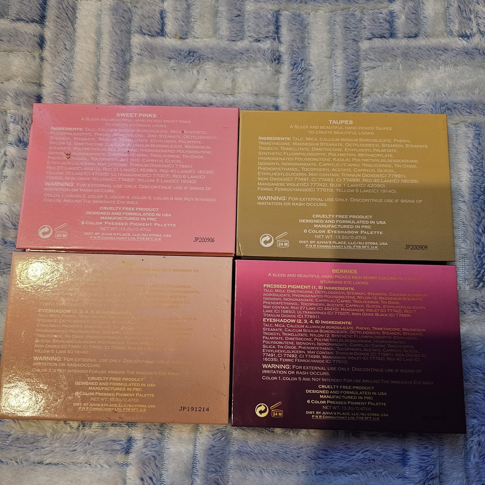 Juvia's Place Eyeshadow Palette Set - Pink, Gold, Cream - Picture 10 of 10